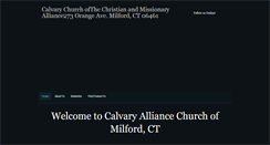 Desktop Screenshot of calvaryalliancechurch.com