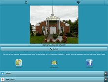 Tablet Screenshot of calvaryalliancechurch.com